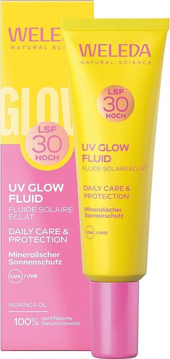 Actual product image Weleda UV Glow (Sun lotion, SPF 30, 30 ml)