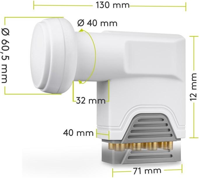Actual product image Goobay Universal Octo (Octo LNB, 40mm)
