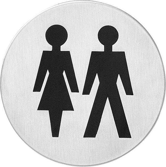 Image du produit Intersteel Pictogramme pour les toilettes des femmes et des hommes