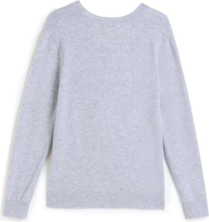 Produktbild Bellemere Pullover Solid V-Neck Merino Sweater (M)