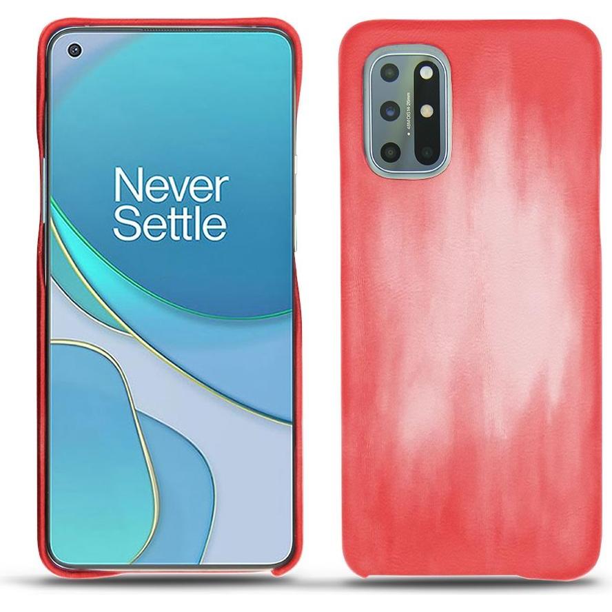 Noreve Lederschutzhülle (OnePlus 8T), Smartphone Hülle, Rosa