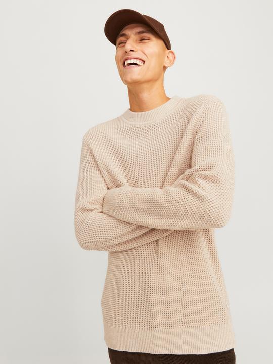 Produktbild Jack & Jones Einfarbig Strickpullover mit Rundhals Strickpullover mit Rundhals (XS)