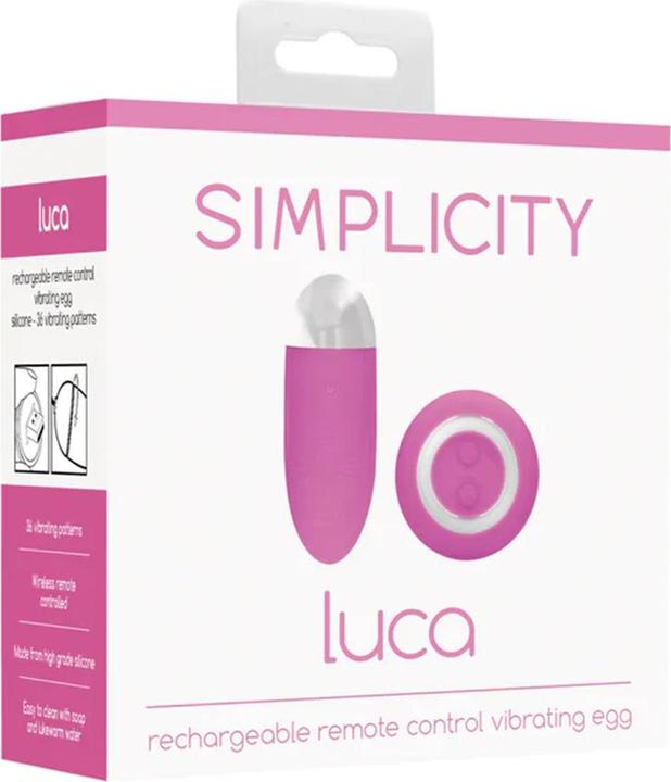 Image du produit Pipedream Luca - OEuf vibrant télécommandé rechargeable