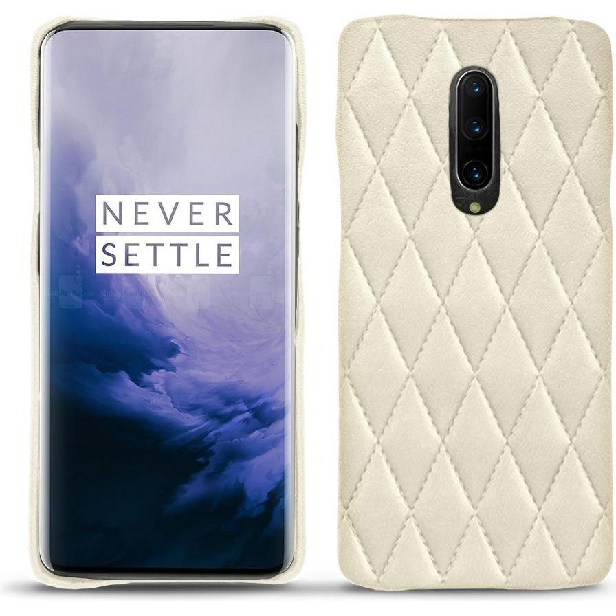 Noreve Lederschutzhülle (OnePlus 7 Pro), Smartphone Hülle, Weiss