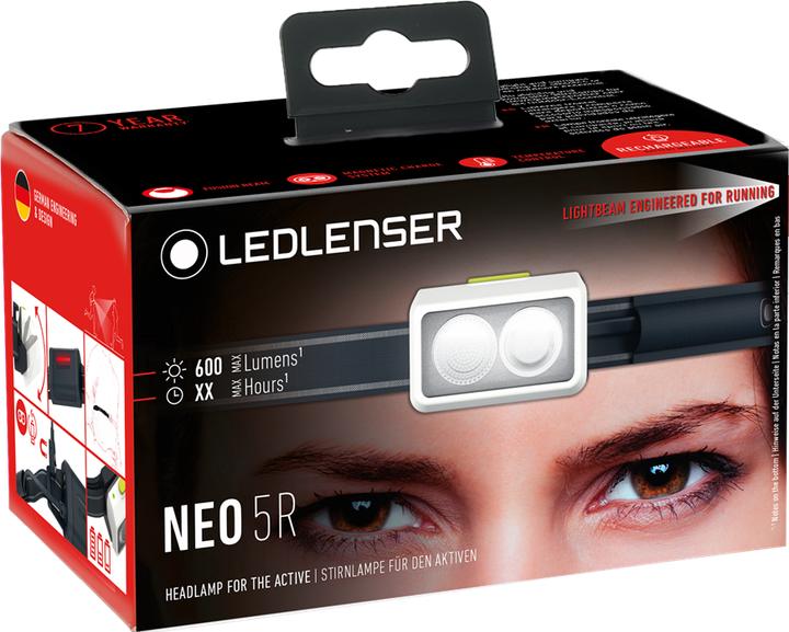 Productafbeelding Ledlenser Latarka Czołowa Neo5r Wit (600 lm)