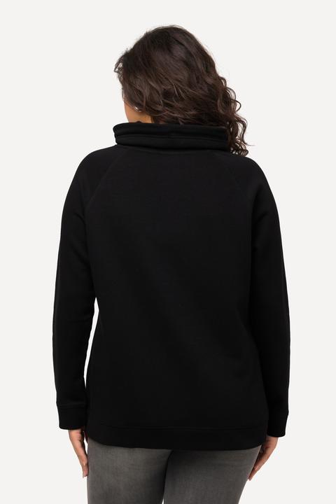 Produktbild Ulla Popken Sweatshirt, Eisstern, Stehkragen, Taschen, Langarm (42, 44)