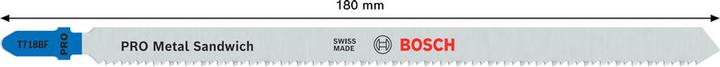 Produktbild Bosch Professional Zubehör PRO Metal Sandwich T718BF Stichsägeblatt, 180 mm, 3-tlg.