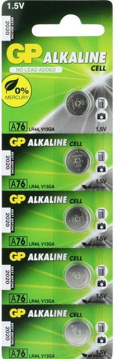 Produktbild GP Batteries Alkaline (10 Stk., LR44, 105 mAh)