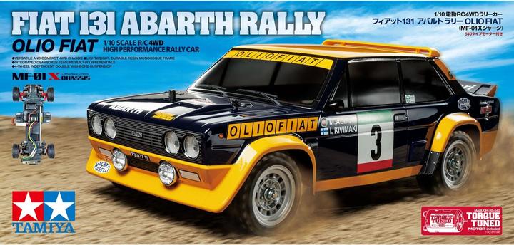 Actual product image Tamiya Fiat 131 Abarth Olio Fiat MF-01X (Kit)