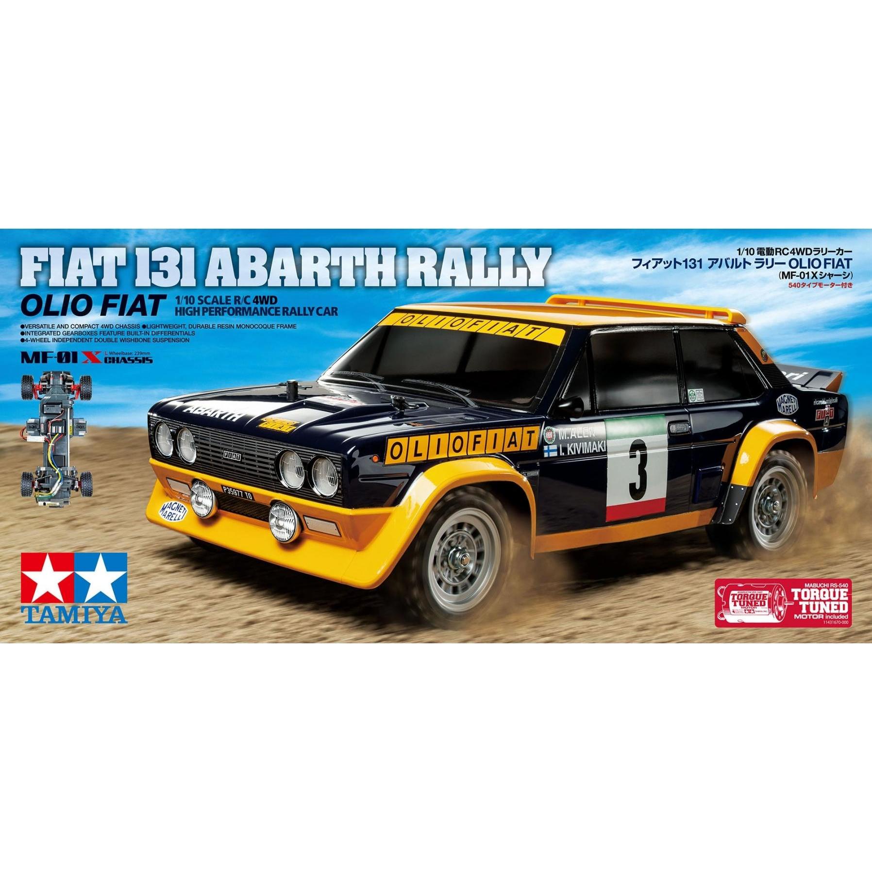 Thumbnail - Tamiya Fiat 131 Abarth Olio Fiat MF-01X (Kit)