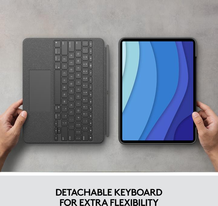 Produktbild Logitech Combo Touch (Eng. Int., iPad Pro 12.9 2021 (5. Gen))