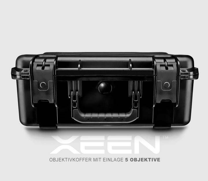 Actual product image SKB XEEN CF lens case with insert 5 lenses (Photo case)