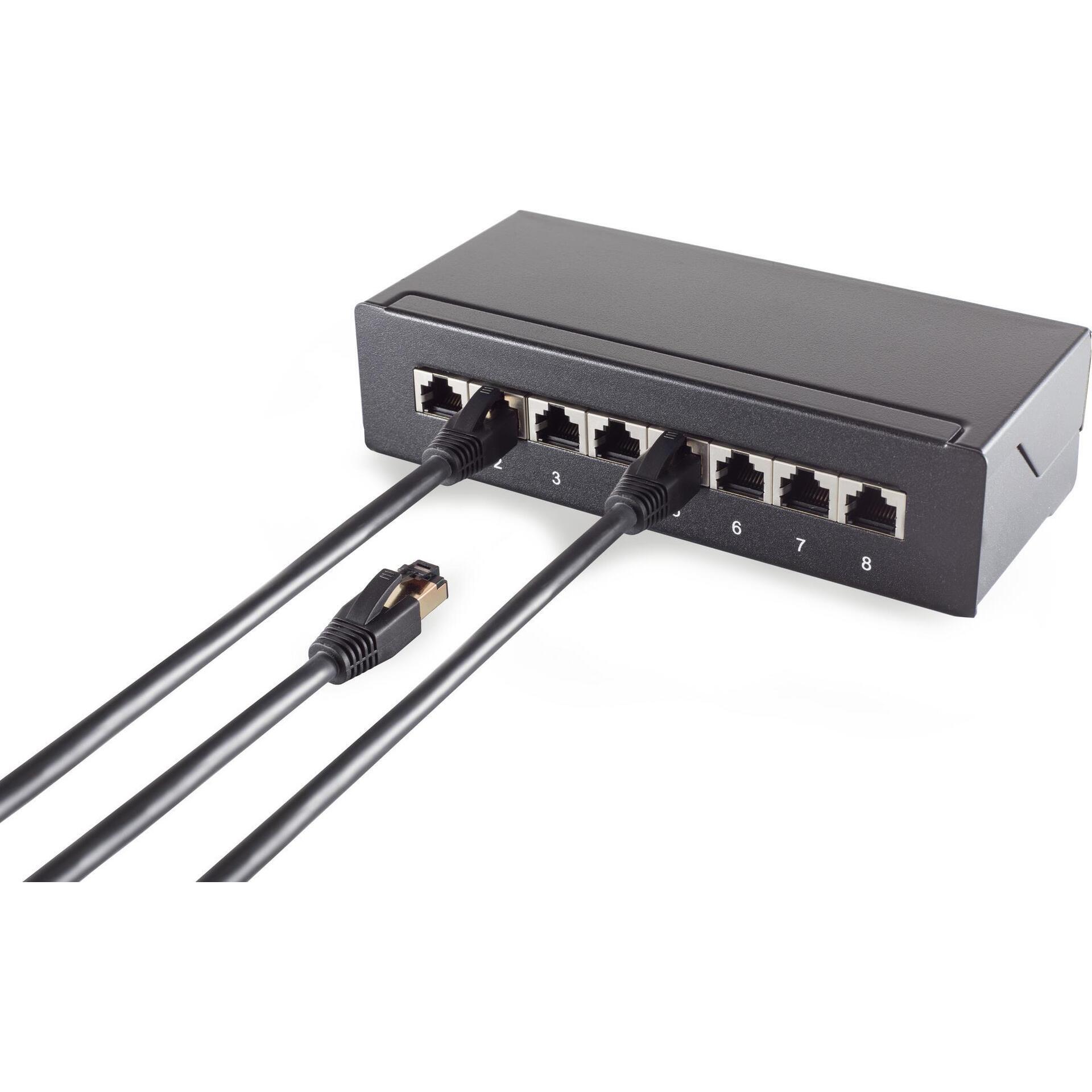 Thumbnail - Shiverpeaks Helos Patchkabel F/FTP Cat 8.1 grau 1,5m -Twisted Pair, doppelt geschirmt, 4 x 2 x AWG 26 (S/FTP, CAT8.1, 1....