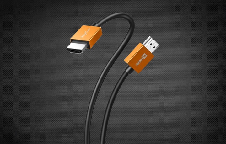 Produktbild RayCue HDMI to HDMI 2.0 4K60Hz PVC cable, 2m (black) (2 m, HDMI)