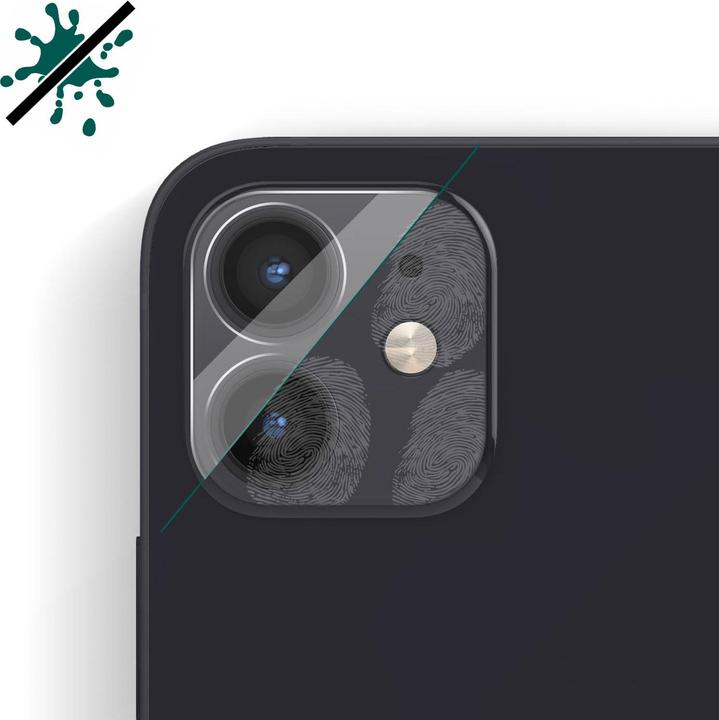 Actual product image Bigben Connected Rear camera film, camera glass, 9H+ hardness (1 Piece, Apple iPhone 12)