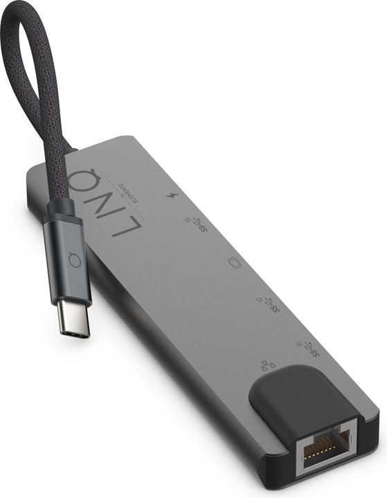 Actual product image LINQ Connects 6in1 Pro USB-C Multiport Hub (USB-C, 4 Ports)