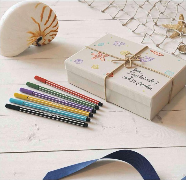 Actual product image STABILO Pen 68 Premium felt-tip pen (Yellow, 1 x)