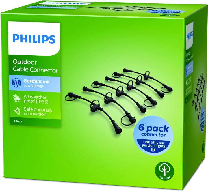 Image du produit Philips Câble de connexion basse tension pour l'extérieur 6 pcs.