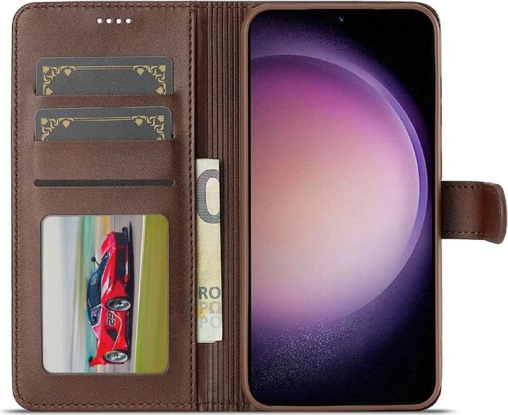 Actual product image LC.Imeeke Galaxy S25 - Leder Etui Hülle (Samsung Galaxy S25)