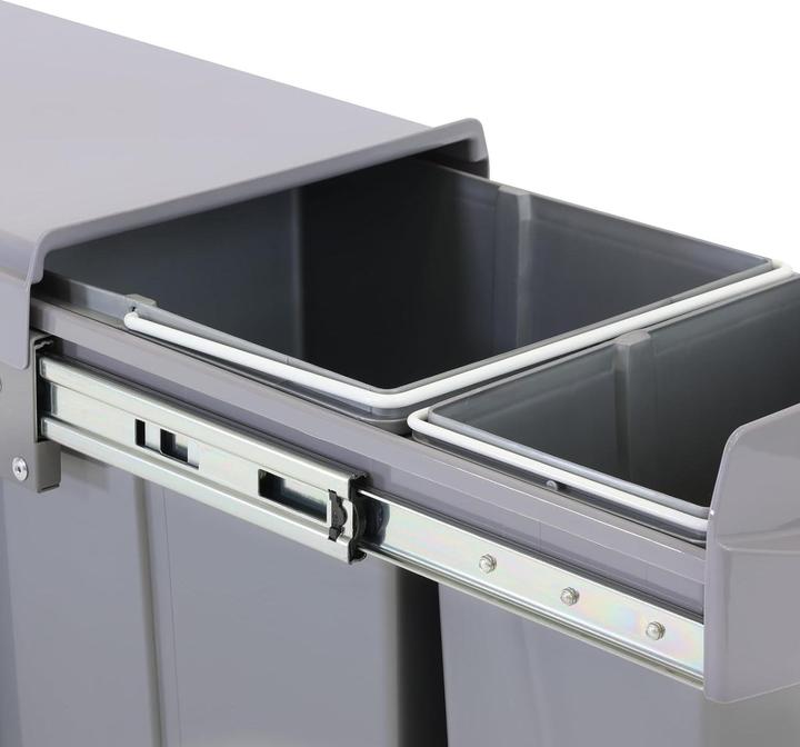 Actual product image Svita Einbaumülleimer EMCombo30 (2 Fächer, 10L + 20L) ausziehbar (30 l)