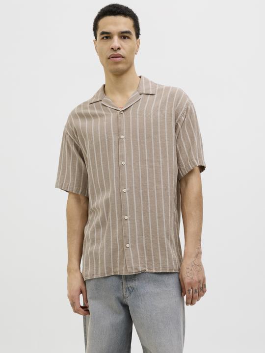 Actual product image Jack & Jones Jjeenzo Stripe Resort Shirt Ss Sn (M)