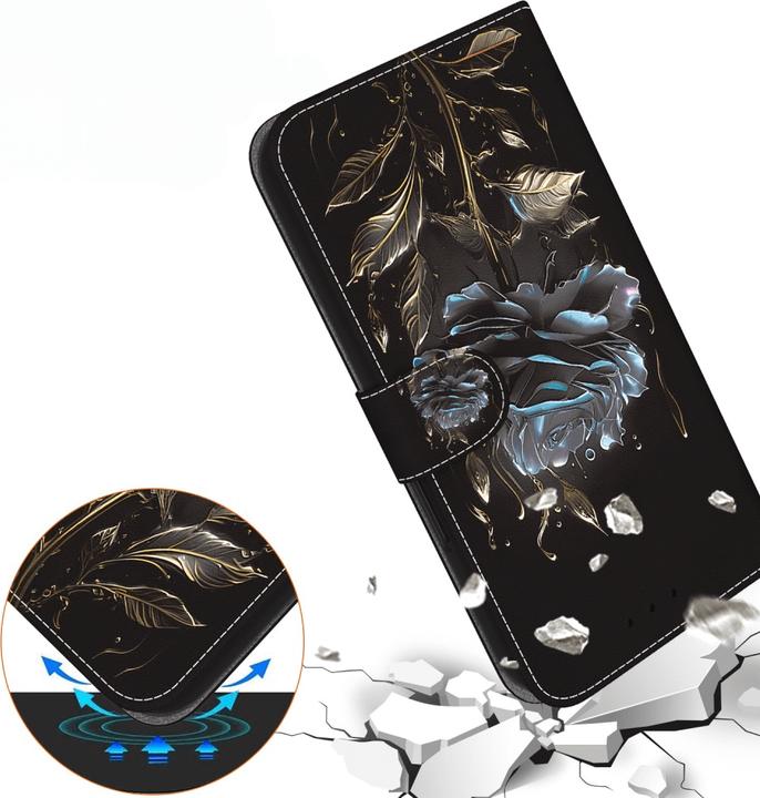 Immagine prodotto Cover-Discount Galaxy S25 Ultra - Tasche Hülle mit Blüten Motiv (Samsung Galaxy S25 Ultra)