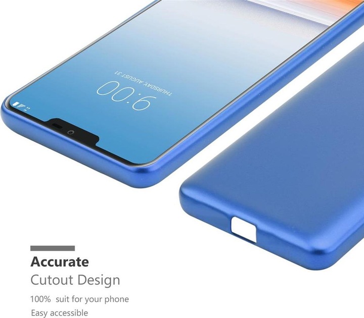 Produktbild Cadorabo TPU Matt Metallic Cover (LG G7 ThinQ, OnePlus X, LG G7 Fit)