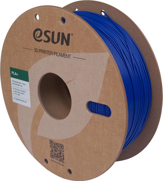Produktbild eSUN PLA+ 1.75mm Blau 1Kg (PLA+, 1.75 mm, 1000 g)
