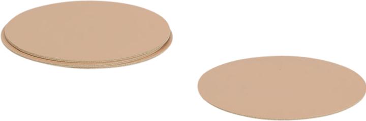 Produktbild Zeller Present Glasuntersetzer-Set, 4-tlg., Kunstleder, puder (4 x, Glasuntersetzer)