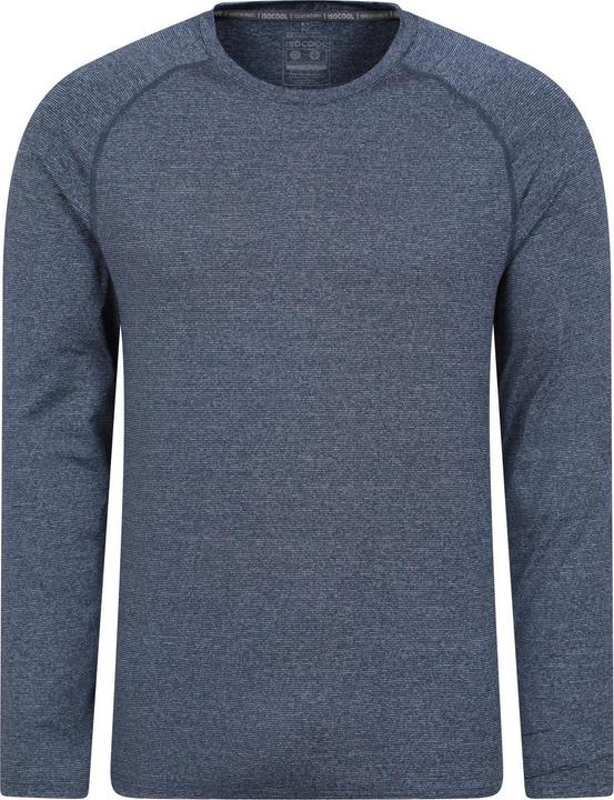 Actual product image Mountain Warehouse Mens Stripe IsoCool Base Layer Top (S)