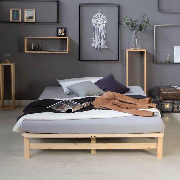 Produktbild Homestyle4u Palettenbett (140 x 200 cm)