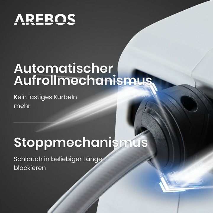 Produktbild Arebos Gartenschlauchaufroller (20 m)