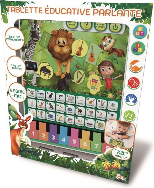 Actual product image Lexibook Learning tablet - educational tablet, talking alphabet, musical piano, discover animals and music FR (French)