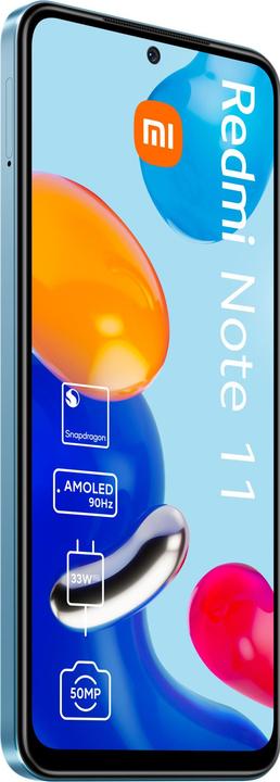 Image du produit Xiaomi Redmi Note 11 (128 Go, Bleu Étoile, 6.43", Double SIM + SD, 4G)