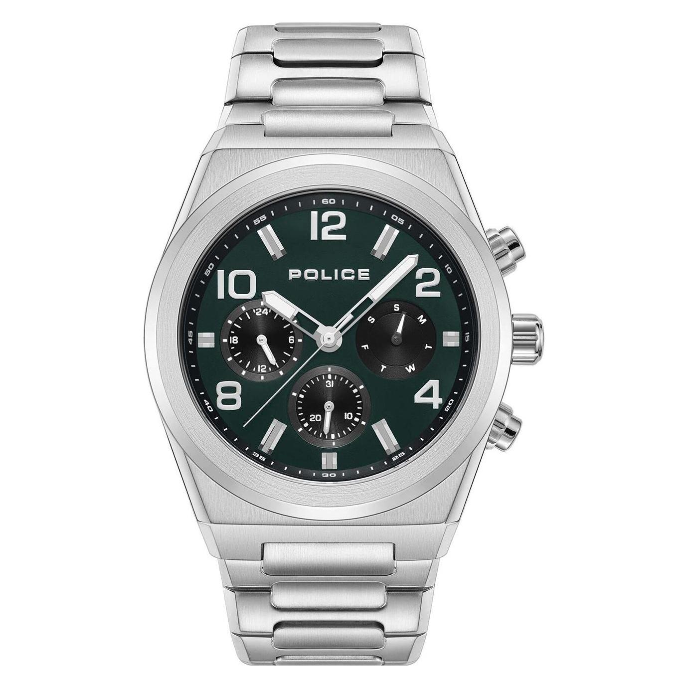 Police, Horloge, Salkantay, Zilver, (Analoog Horloge, 45 mm)