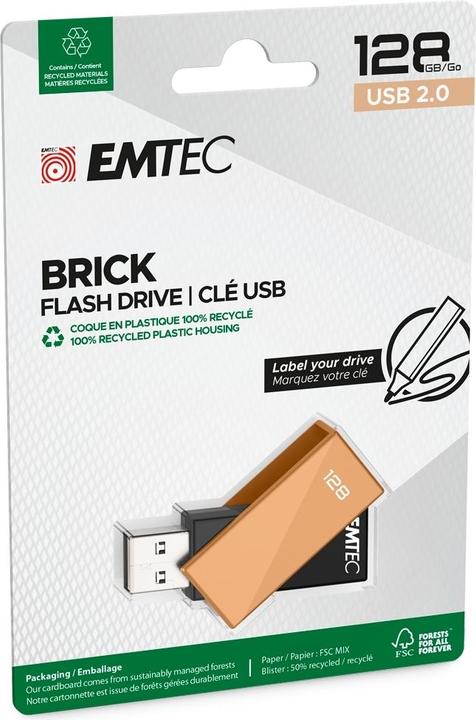 Produktbild Emtec C350 Brick (128 GB, USB-A)