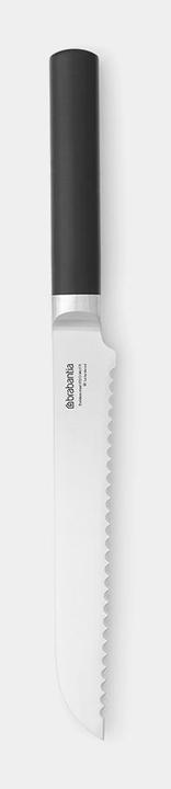Produktbild Brabantia Brotmesser New Profile Line Schwarz / Silber (20 cm)