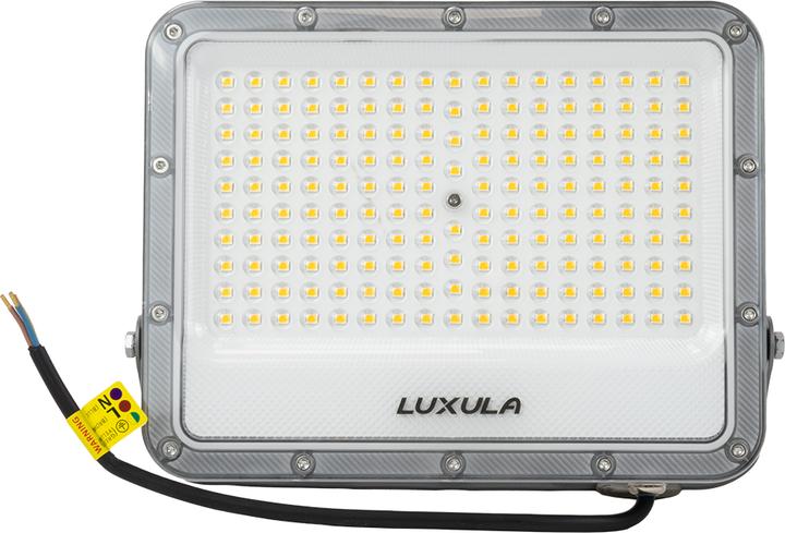 Produktbild Luxula LED-Fluter, EEK: E, 100W, 12000lm, 4000K, IP65, grau (12000 lm, IP65)