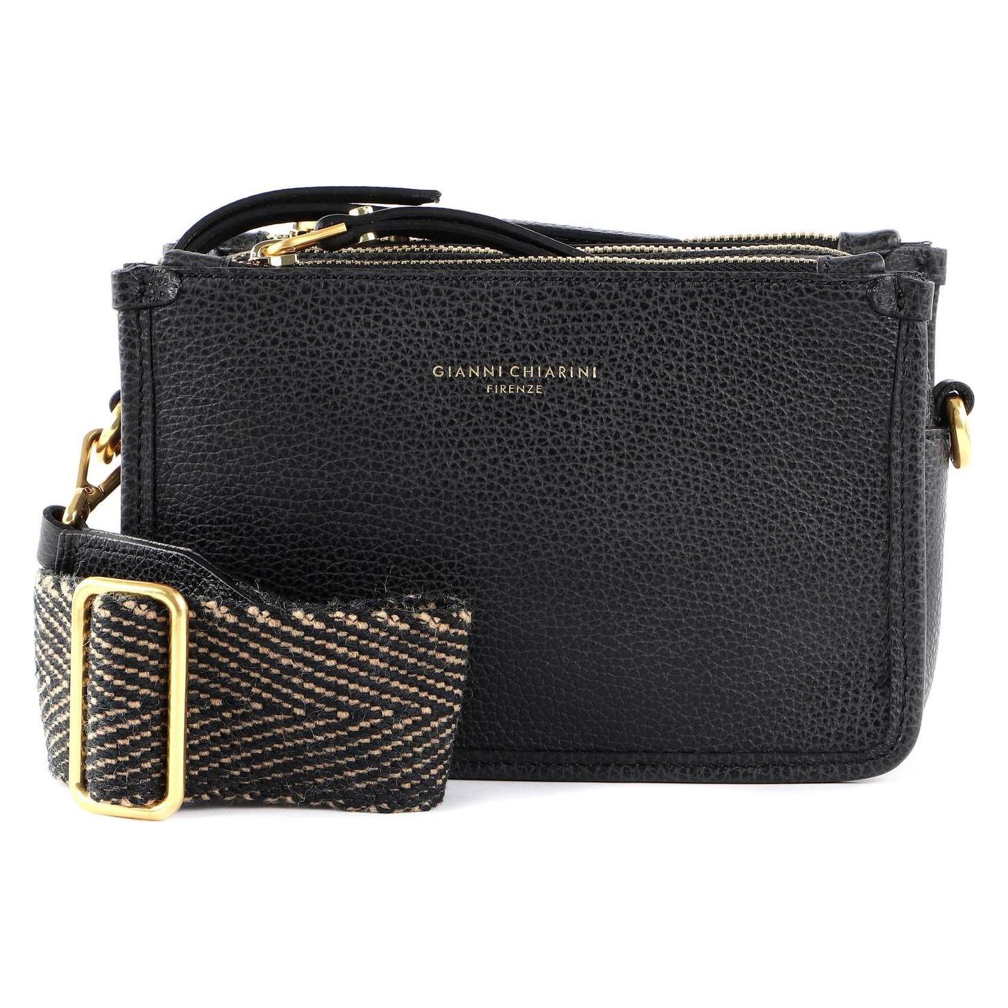 Gianni Chiarini, Damen, Handtasche, Shoulderbag, Schwarz