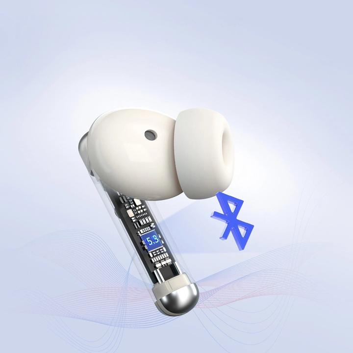 Immagine prodotto Tronsmart Cuffie TWS Sounfii R4 (bianco) (ANC, 28 h, Senza fili)