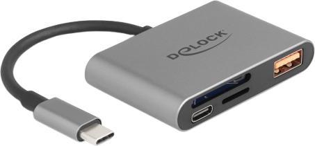 Actual product image Delock USB-C Card Reader für SD und Micro SD Speicherkarten (USB-C)