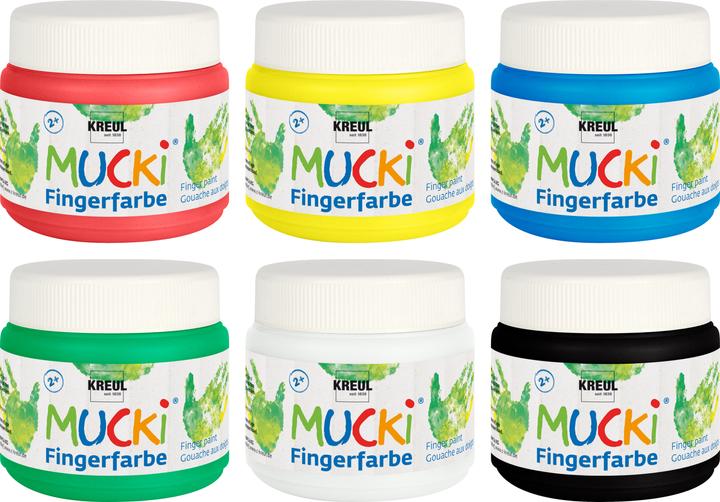 Image du produit Kreul MUCKI peinture au doigt (Multicolore, 900 ml)