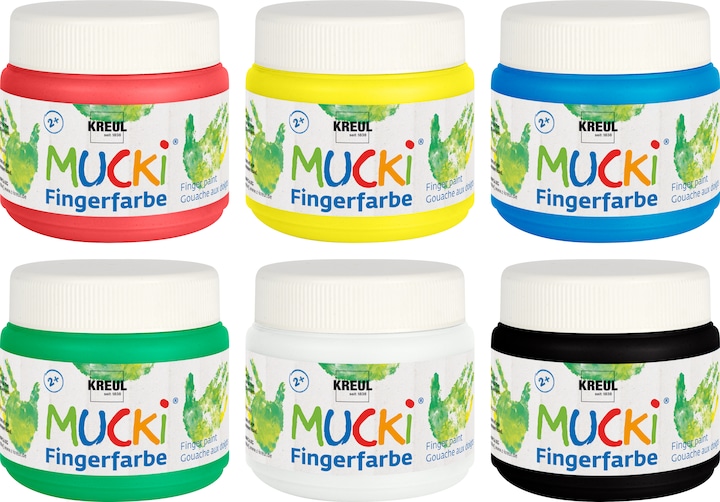 Produktbild Kreul MUCKI Fingerfarben (Bunt, 900 ml)