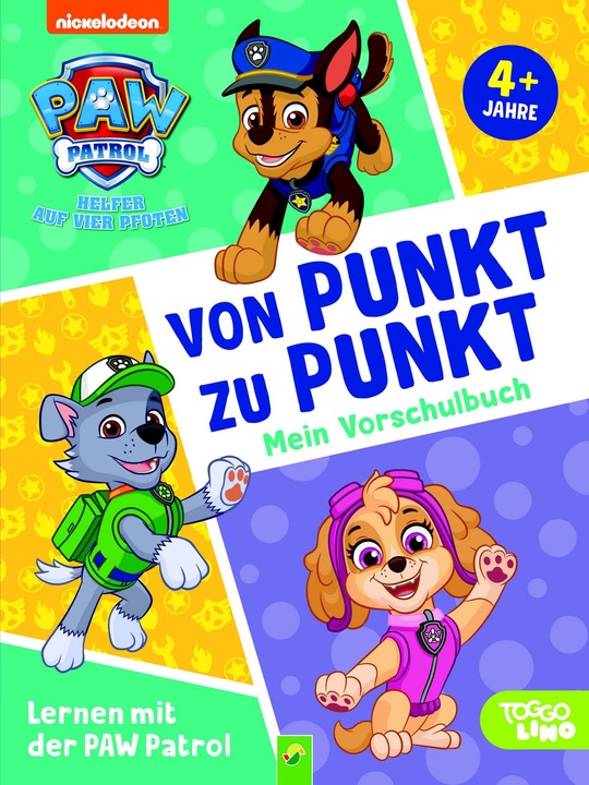 Produktbild Lernen mit der PAW Patrol: Von Punkt zu Punkt. Mein Vorschulbuch (Deutsch, Schwager & Steinlein Verlag, 2022)