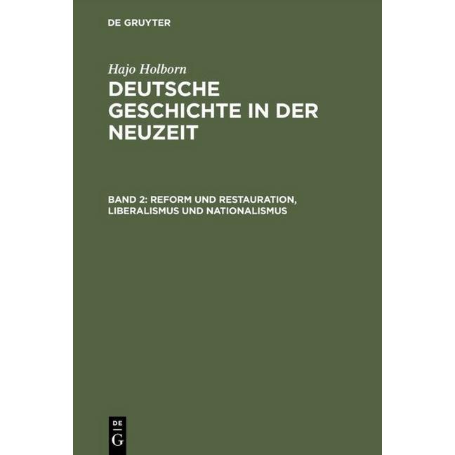 Holborn:Reform und Restauration. Libera, Sachbücher
