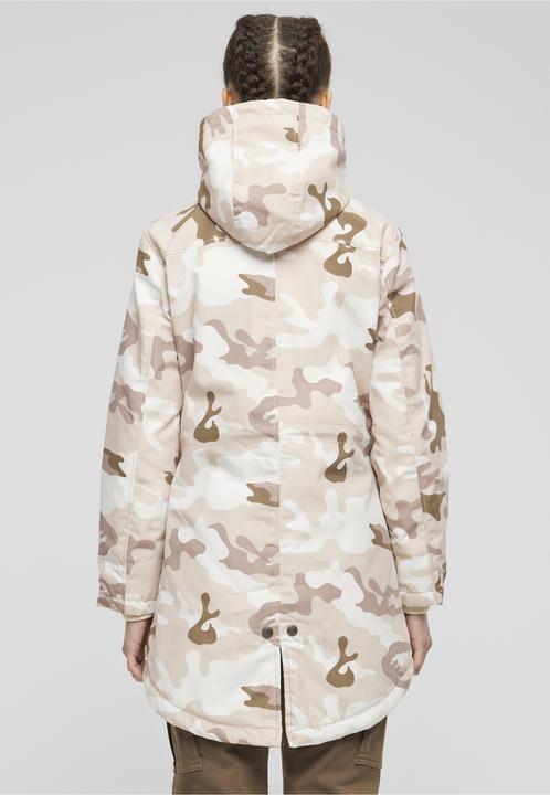 Actual product image Brandit Women's Marsh Lake Parka size M colour candy/camouflage pattern (M)