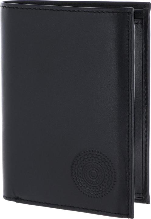 Circle Bloom Embossed Black