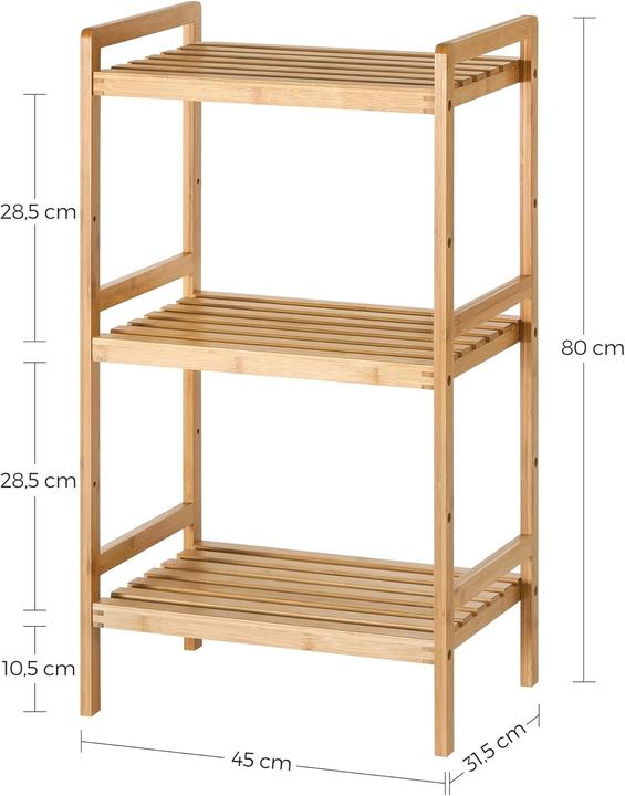 Immagine prodotto Songmics Scaffale verticale (45 x 31.50 x 80 cm)