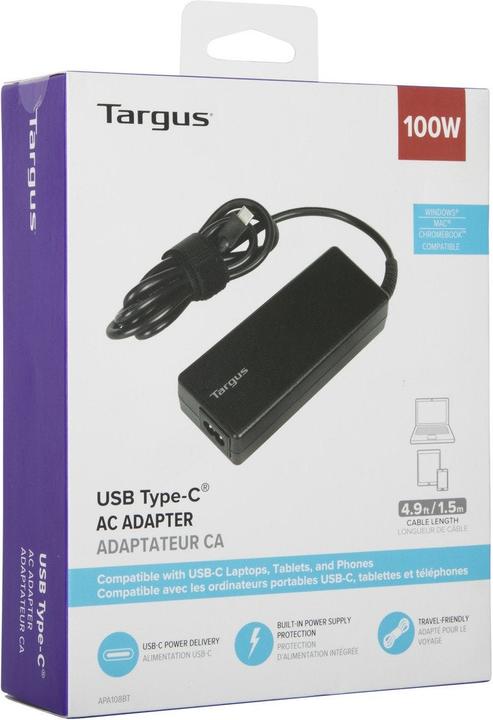 Actual product image Targus 100W USB Type-C Charger (100 W)