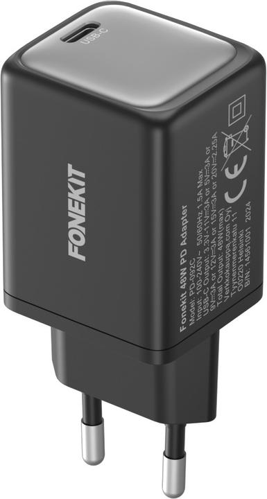 Image du produit FoneKit 45W PD Wall Charger, USB-C, black (45 W)